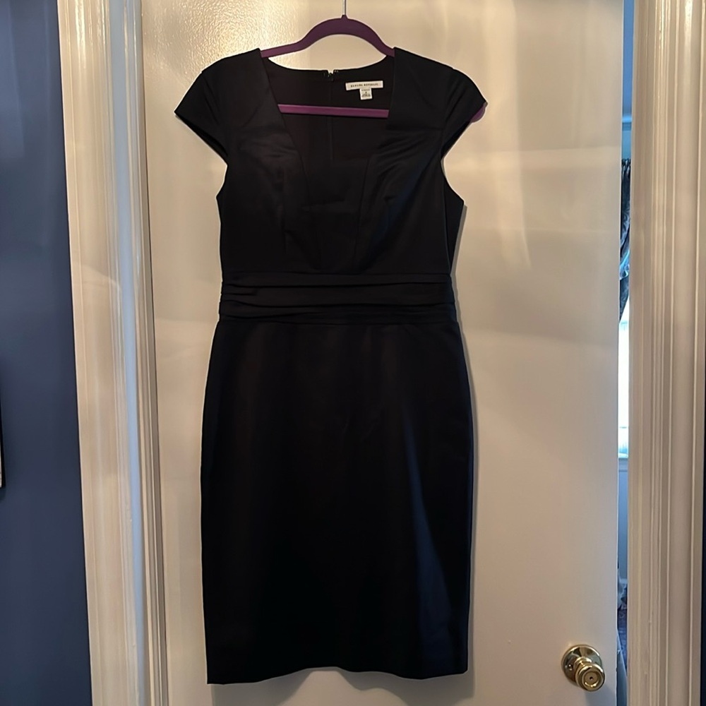 Banana Republic little black dress NWOT fully lined cotton spandex sleeveless